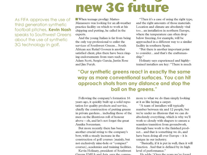 SWG Shaping a New 3G Future